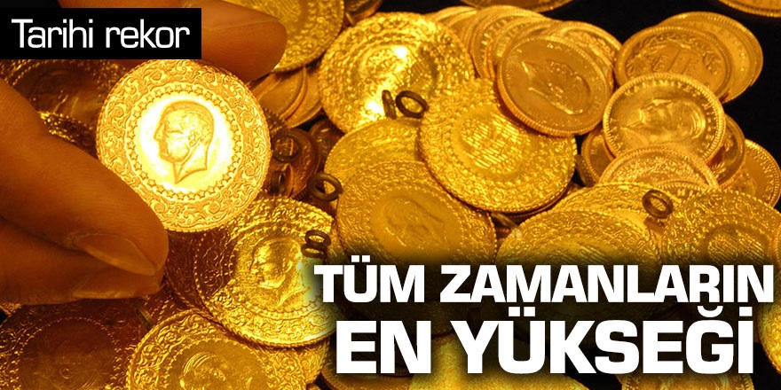 Altından tarihi rekor! Tüm zamanların en yüksek seviyesini gördü