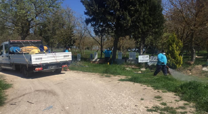 Manisa’da bulunan mezarlıklar bakıma alındı