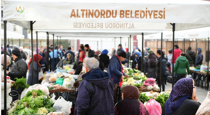 Altınordu Belediyeden üreticiye destek
