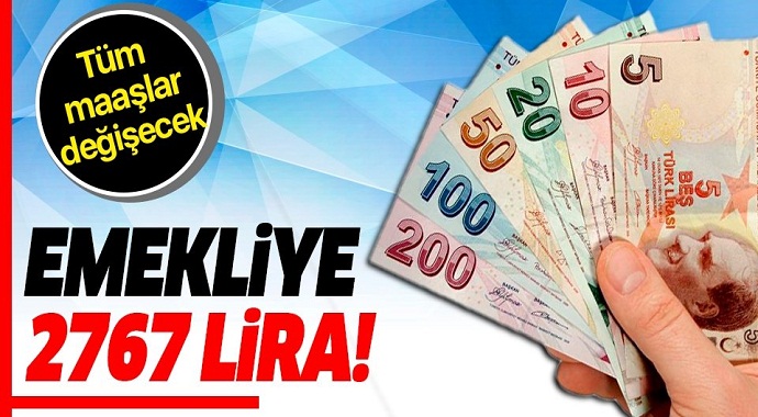 Milyonlarca emekliye müjde  2.767 TL! Bağ-kur SSK ve memur emeklilerinin en düşük maaşı ne kadar olacak?