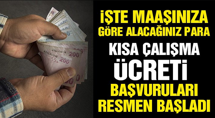 Çalışana kısa çalışma ödemesi ne zaman başlayacak?
