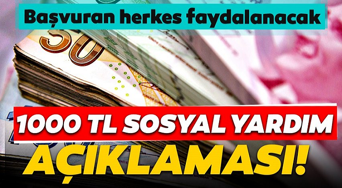 Çalışma bakanı Milyonlarca Kişiye İkinci 1000 TL Sosyal Yardım Müjdesini Verdi...