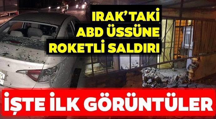 Son dakika: Irak'ta ABD üssüne roketli saldırı