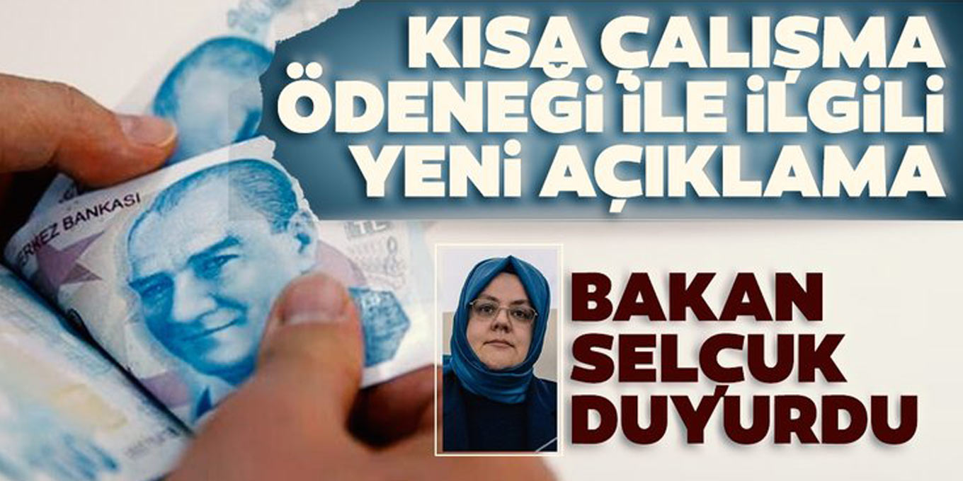 Son dakika: Zehra Zümrüt Selçuk'tan kısa çalışma ödeneği hakkında flaş açıklama!