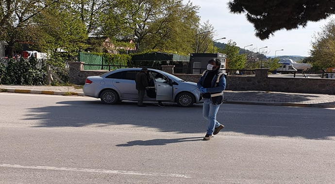 Balıkesir Erdek'te vatandaş kurallara uydu