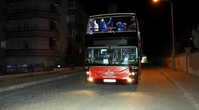 Nevşehir Belediyesi tarafından mehterli sahur
