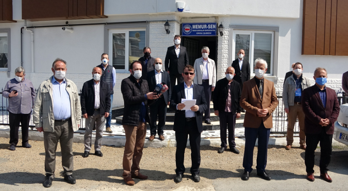 Ordu’da Sendikalardan Erbaş’a destek