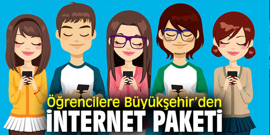 İzmir Büyükşehir Belediyesi öğrencilere Büyükşehir’den internet paketi hediye ediyor