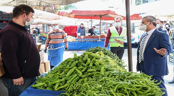 Kütahya Belediye Başkanı Işık, Korona virüs tedbirlerini inceledi