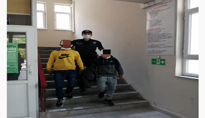 Edirne’nin Keşan ilçesinde 18 yaşından küçük iki hırsız tutuklandı!