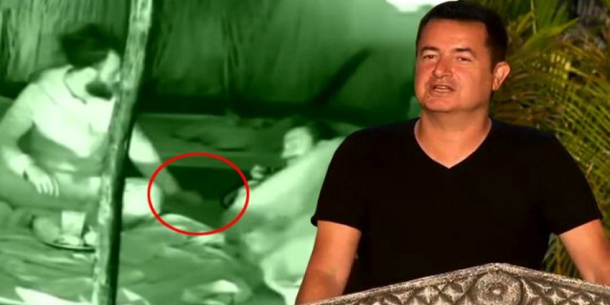Survivor yarışmacısı Ardahan Cemal Can'a gizli gizli jelibon verirken yakalandı