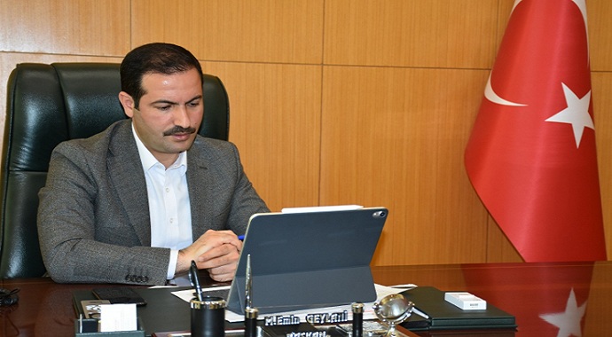 Tatvan Belediye Başkanı Geylani’den telekonferans yoluyla görüşmeler