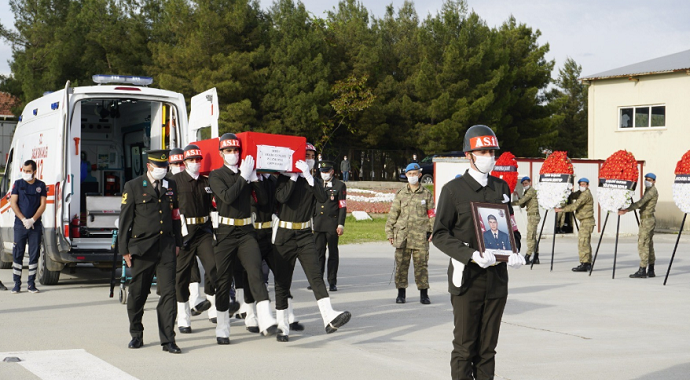 Mayına basan şehidimiz memleketine uğurlandı