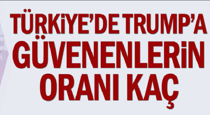Türkiye'de Donald Trump'a Güvenenlerin Oranı Düştü