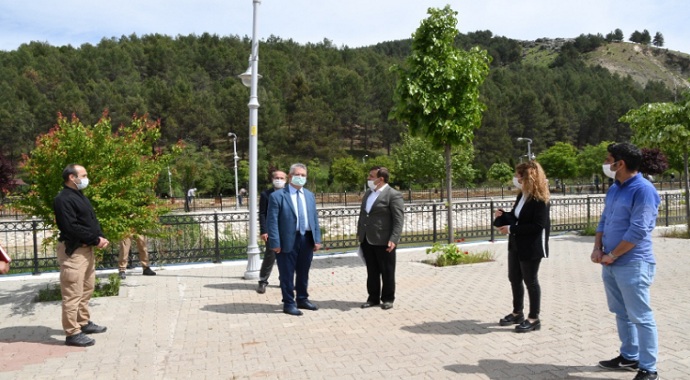 Adıyaman'da Beşpınar Marina piknik alanı yeni sezona hazırlanıyor