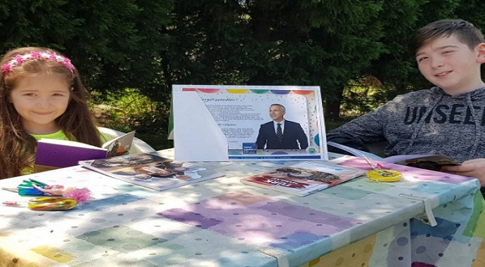 Hendek belediye başkanı Babaoğlu miniklerin yüzünü güldürdü