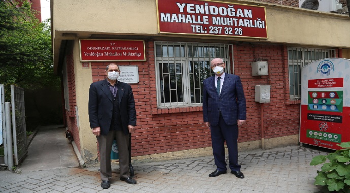 Odunpazarı Belediye Başkanı Kurt’tan Yenidoğan Mahalle Muhtarı Sabit Körpe’ye geçmiş olsun ziyareti