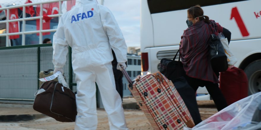 Maldivler'den getirilen 209 Türk vatandaşı Kırşehir'de karantinaya alındı