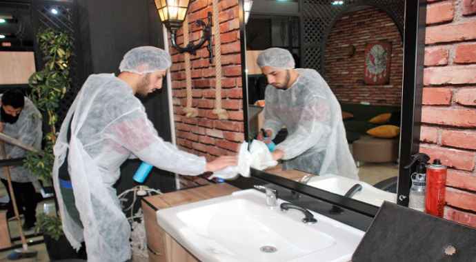 Tokat'ta Kuaförlerde yeni döneme özel hazırlık