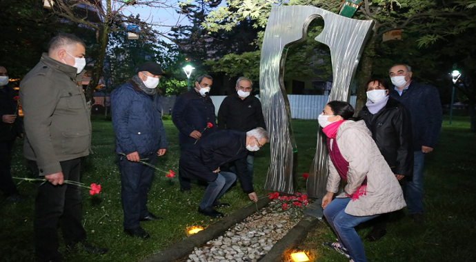 Bursa Nilüfer'de Deniz Gezmiş ve arkadaşları anıldı