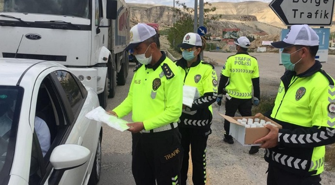 Malatya'nın Darende ilçesinde Trafik Haftası etkinliği