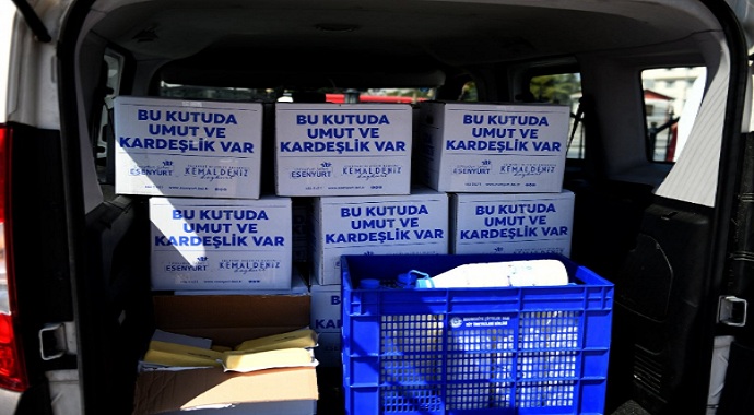 İstanbul Esenyurt Belediyesinden örnek yardım