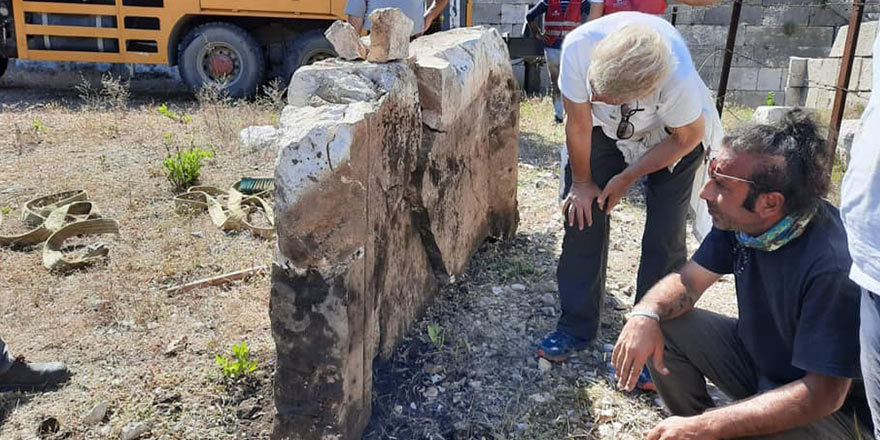 Antalya'da yürütülen Patara kazılarında heyecanlandıran 1 yazıt bulundu