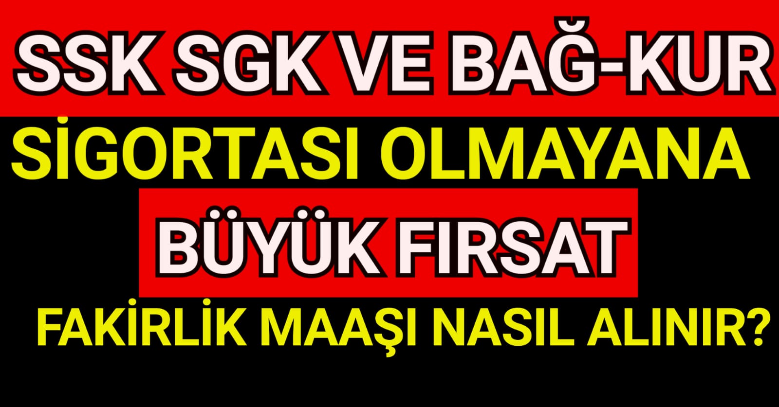 SGK SSK ve Bağkur sigortası olmayana büyük fırsat! Fakirlik maaşı nasıl alınır?