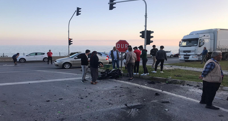 Alanya'da korkunç kaza! Havada taklalar atıp metrelerce ileri uçtu