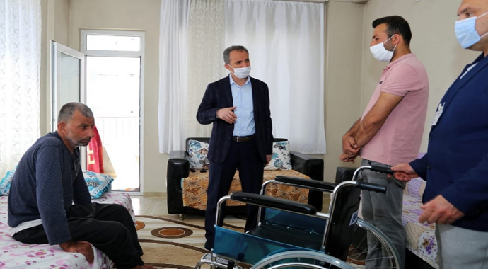 Adıyaman Belediye Başkanı Kılınç, engelli vatandaşın talebini yerine getirdi