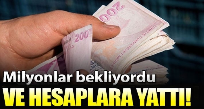 SSK ve Bağkur emeklilerinin zamlı maaşları hesaplarda