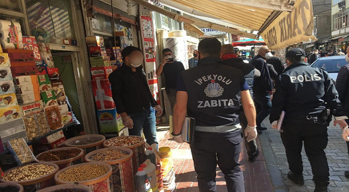 Van İpekyolu’nda bayram öncesi seyyar satıcı denetimi