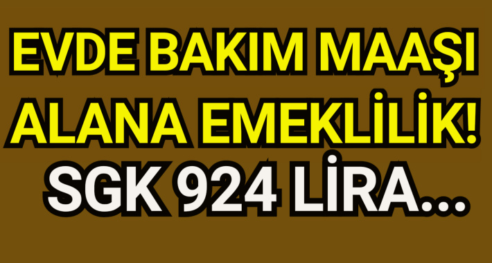 Emekli ve yaşlıya evde destek! Kimler nasıl yararlanır?