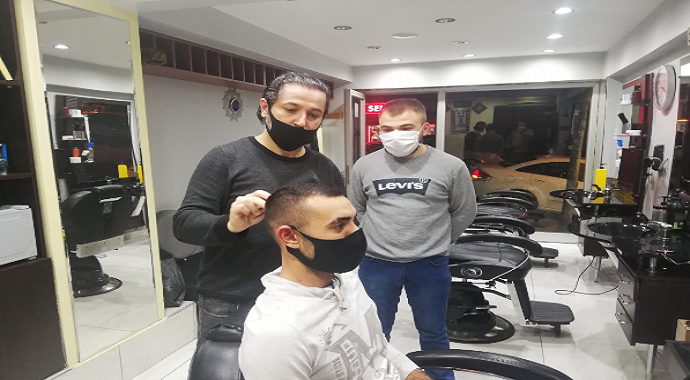 İstanbul'da Berberlerde kısıtlama ve bayram öncesi son mesai