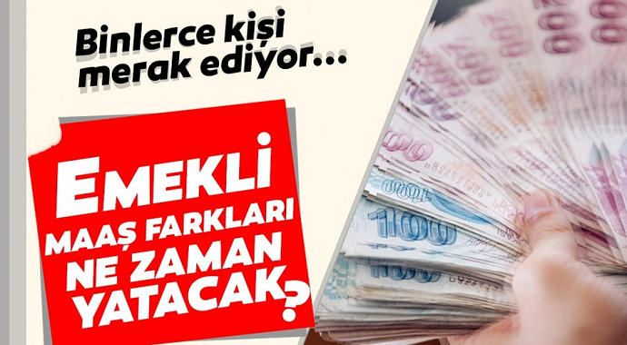 2020 Memur ve Emekli maaş farkları ne zaman yatacak? SGK emekli maaşı sorgulama ekranı