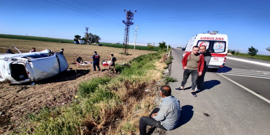 Aksaray’da 4 kişinin yaralandığı kazadan çekilen görüntüler yürek burktu