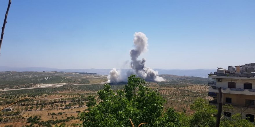 Son dakika İdlib’de patlama
