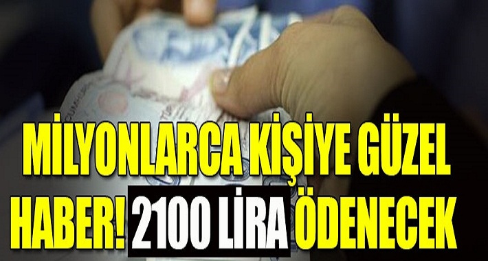 SGK masaya oturuyor Emekliye 2 bin 100 lira ek ödeme!