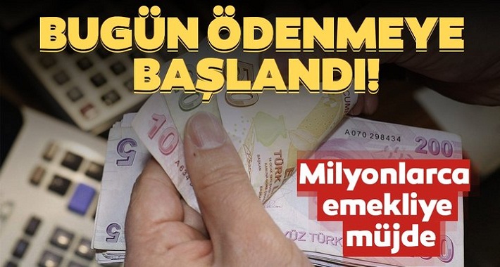 Memur emeklilerine müjde! Maaş farkları bugünden itibaren ödenecek...