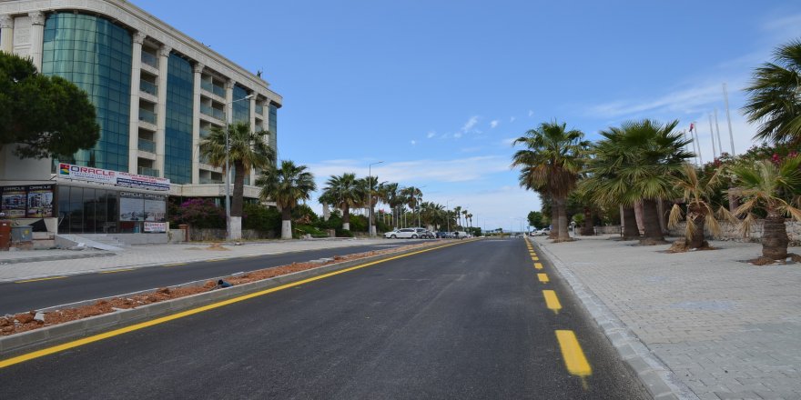 Aydın Didim’e sıcak asfalt