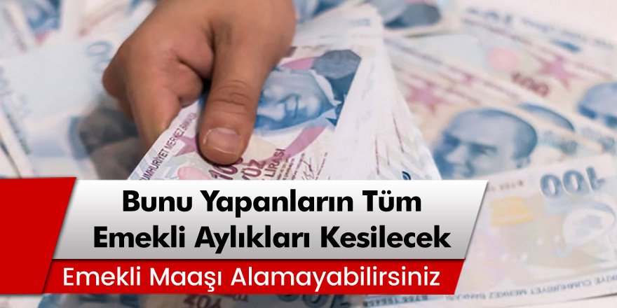 Emekliler Dikkat! Eğer Bu Başvuru Yapılmazsa Tüm Emeklilik Aylıkları Kesilecek!