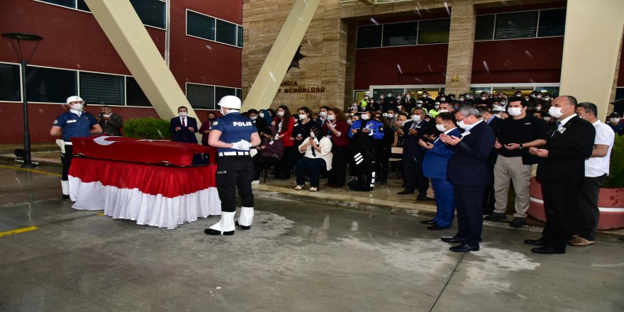 Manisa'da Amansız hastalığa yenilen polis memuruna son görev