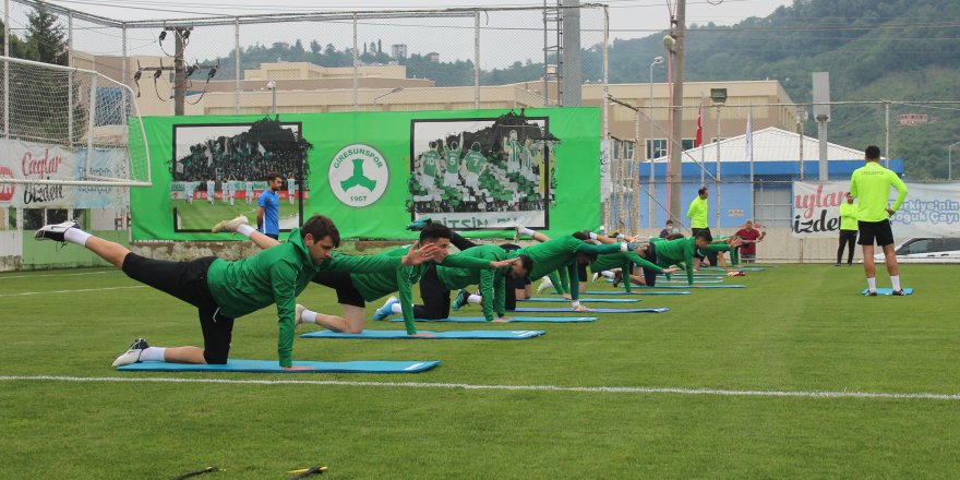 Giresunspor, Adanaspor maçı hazırlıklarına devam etti
