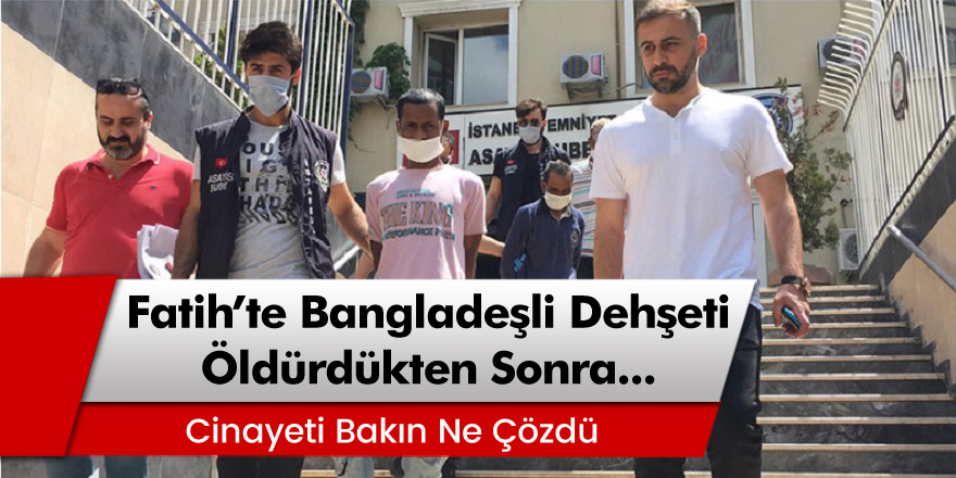 Fatih'de metruk binada işlenen cinayeti "tesbih" aydınlattı