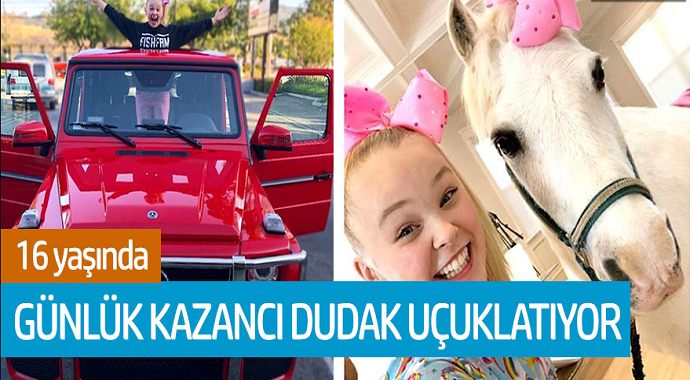 16 yaşındaki Joelle Joanie Siwa'nın günlük kazancı dudak uçuklattı!