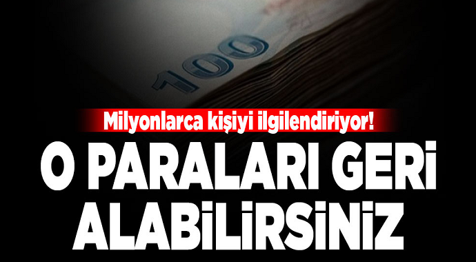 Geçmişte Ev Alanlar Bu Ücretleri Geri Alabiliyor