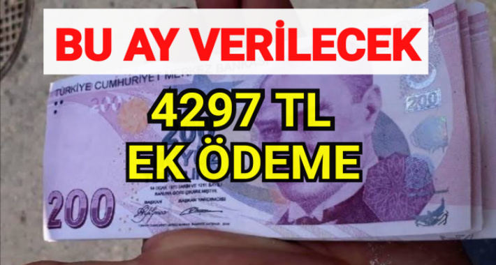 Milyonlara müjde! Asgari ücretliye 4297 ek ödeme! İşte 2020 tediye parası ödeme tarihi