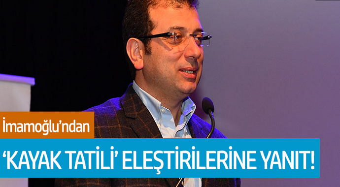Ekrem İmamoğlu'ndan Kayak Tatili Eleştirilerine Yanıt