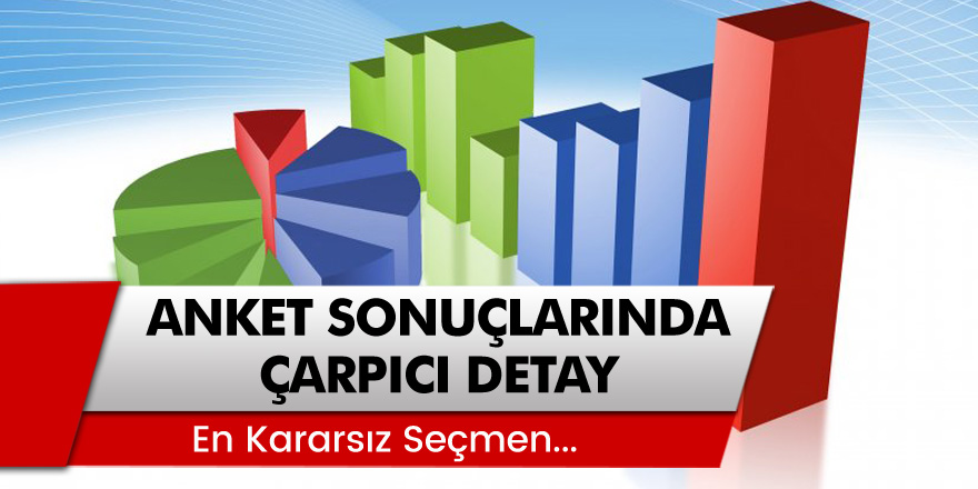 Son Anket Sonuçlarında Çarpıcı Detay Ortaya Çıktı! En Kararsız Seçmen...