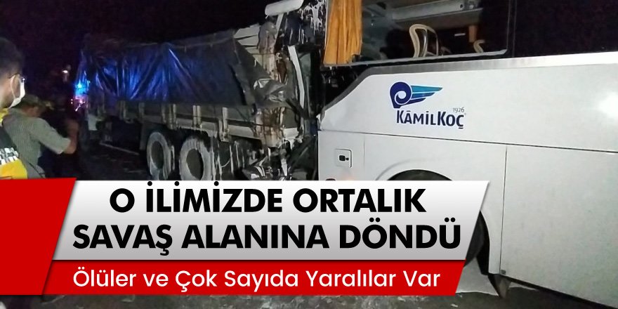 O İlimizde Ortalık Savaş Alanına Döndü! Ölüler ve Çok Sayıda Yaralı Var